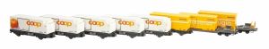 RhB K�hl-&G�terwagen,8-teilig - Kato Noch 7074102 Spur N